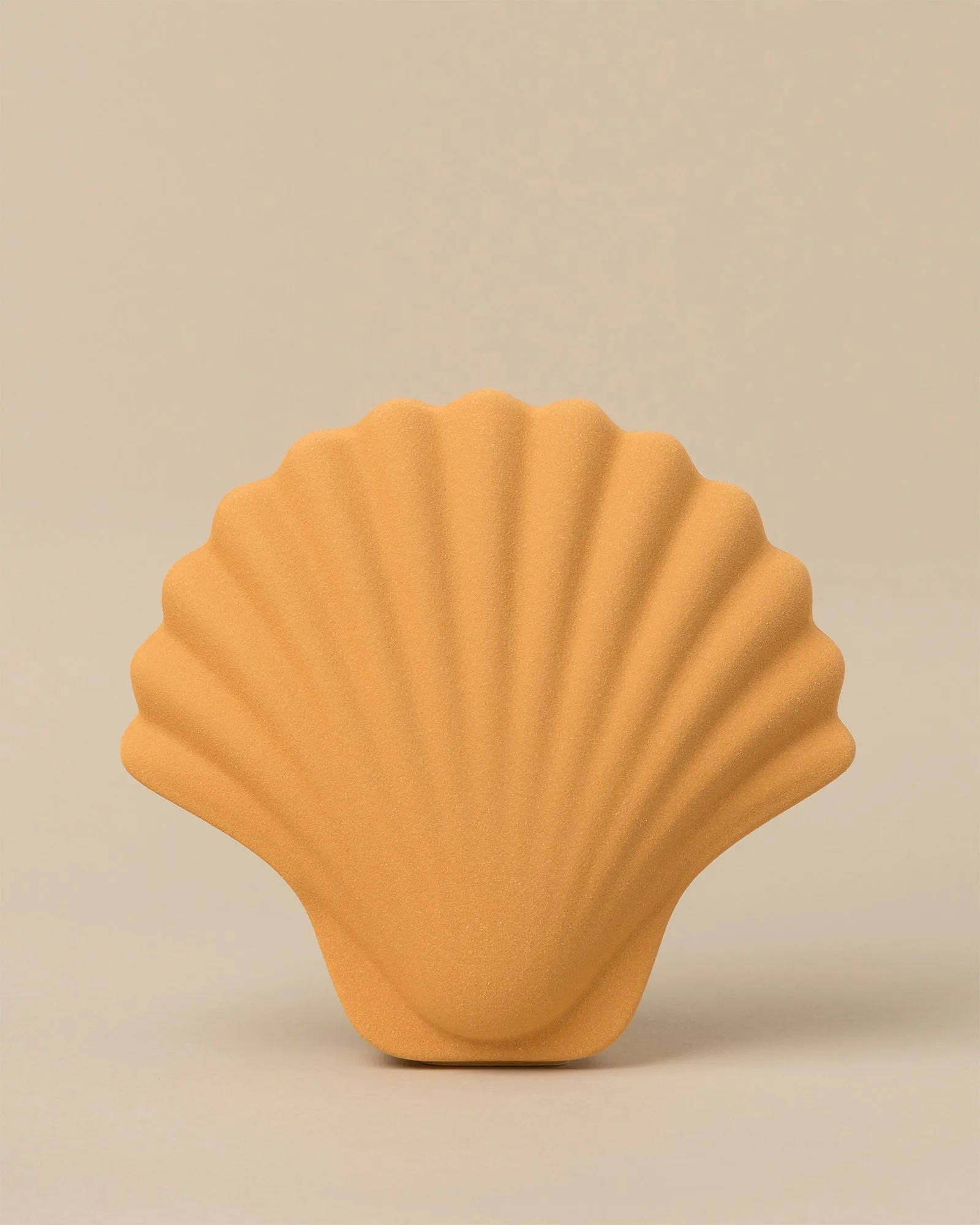 Dark Ocre Seashell Vase