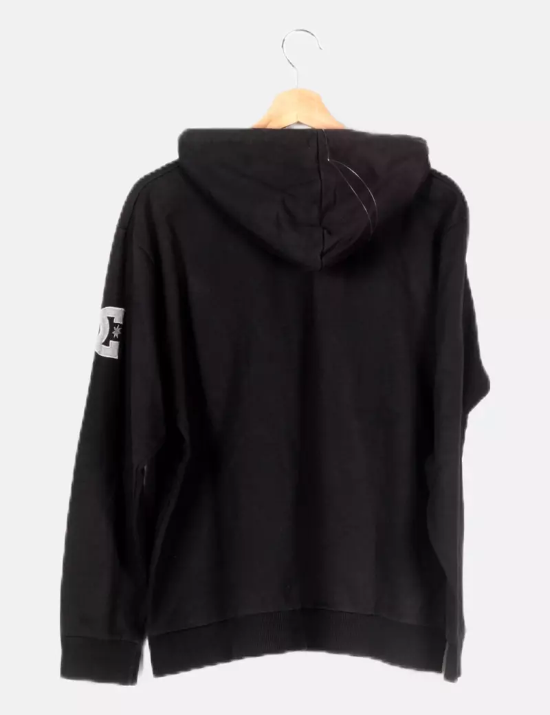 DC Sudadera negra print logo