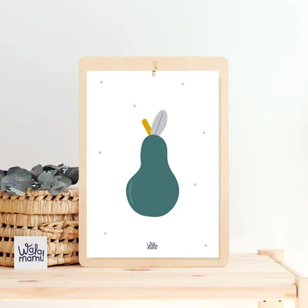 Lámina Pera – Colección Fruit