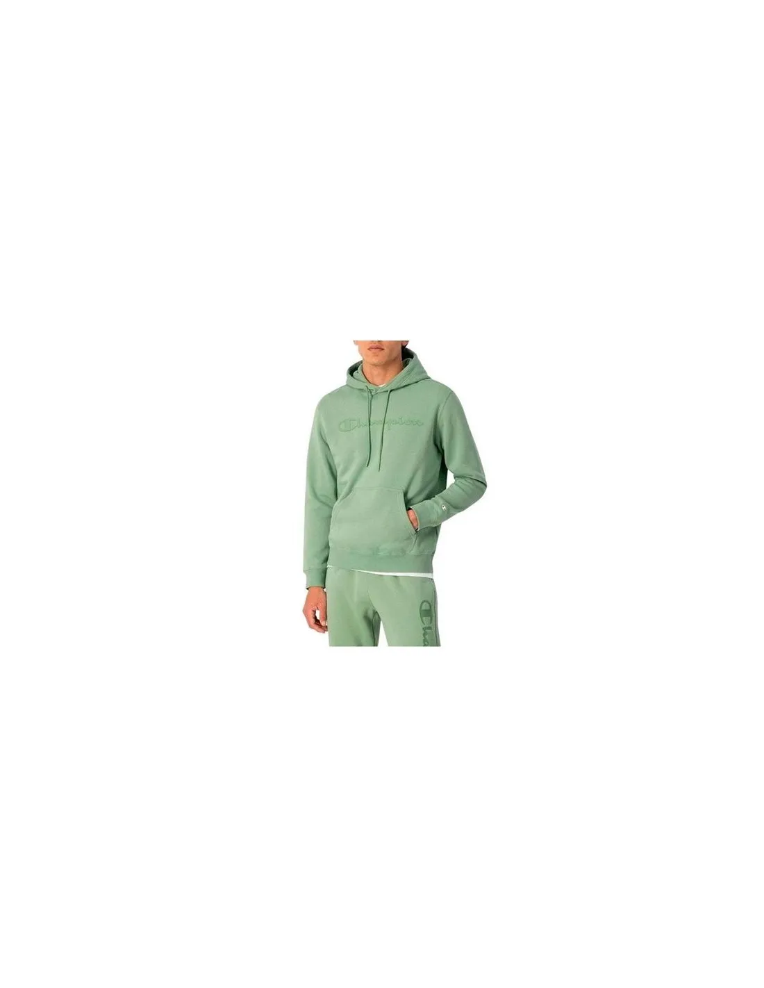 Sudadera Champion Crewneck Verde Hombre