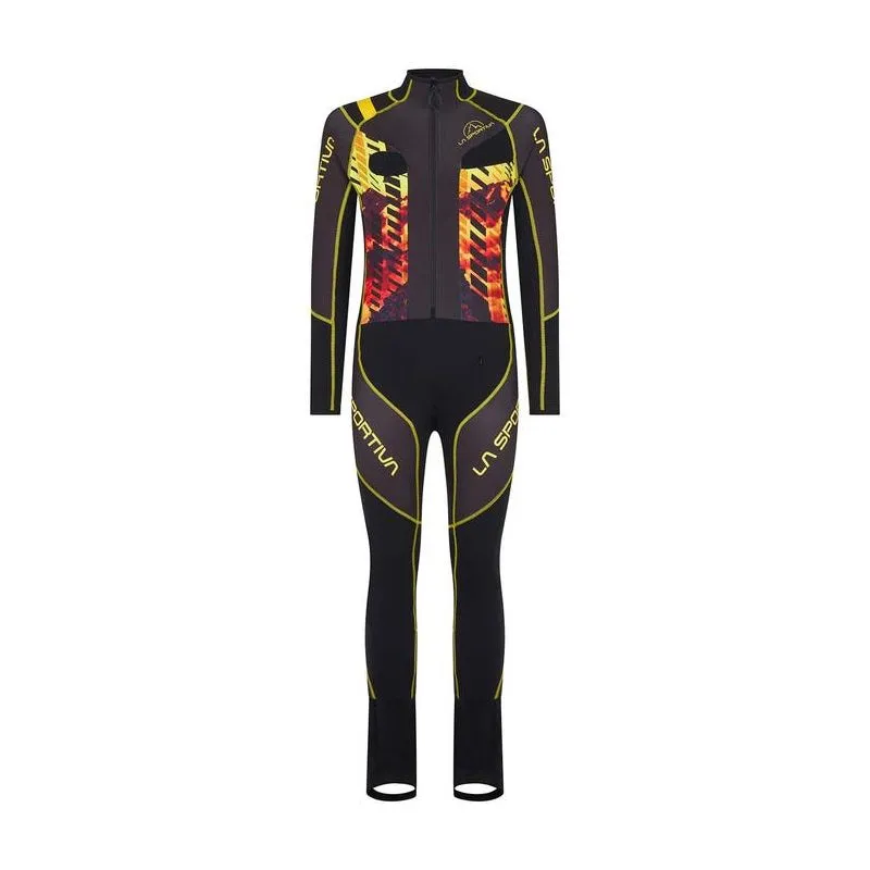 Traje de esquí de competición La Sportiva Stratos II (negro/amarillo) para hombre