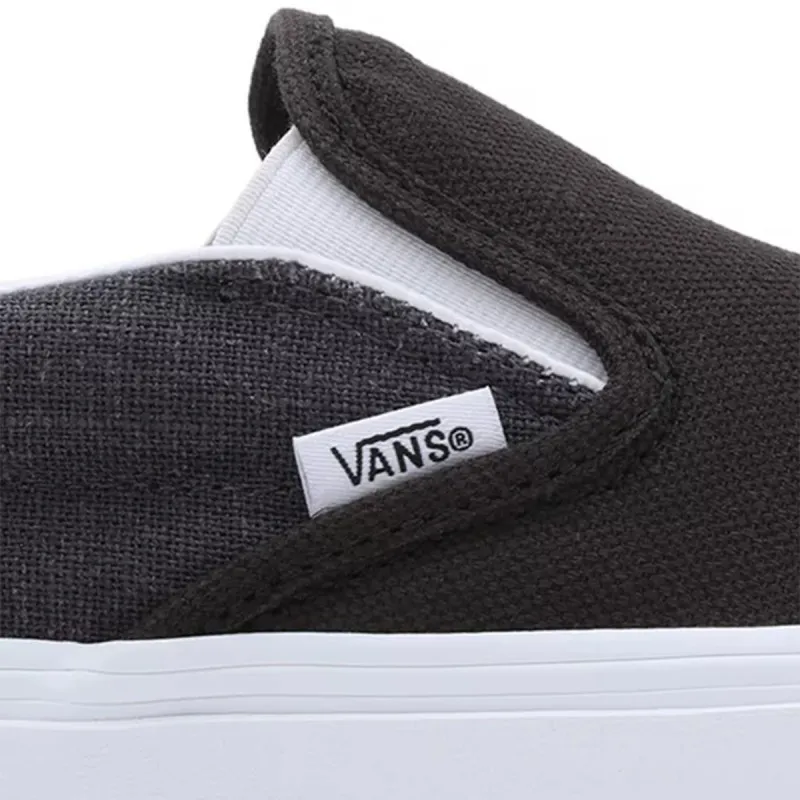 VANS Classic Slip-On Summer Linen Black shoes